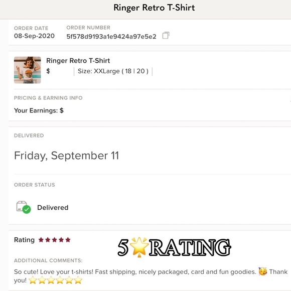 Ringer Y2K Retro T-Shirt - Picture 3 of 7